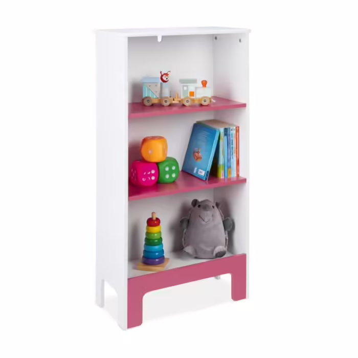 Relaxdays Kids' Shelf with 3 Compartments