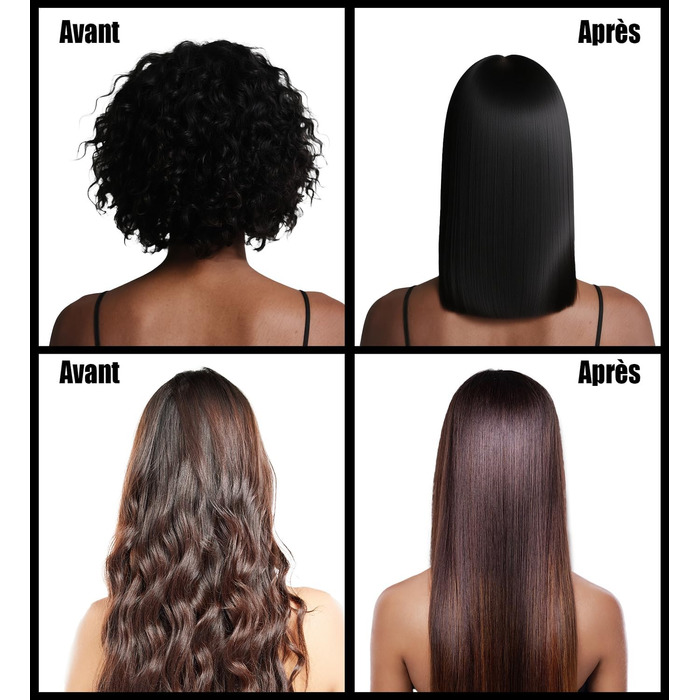 Професійний випрямляч для волосся – щітка-випрямляч, 4 температурні режими, 140°C–200°C, час нагріву 30 секунд, з іонізацією, підходить для всіх типів волосся (золотистий)