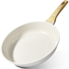 Гіпп Сковорода керамічна 24 см з антипригарним покриттям, для всіх типів плит, без PFOA/PFOS, біла