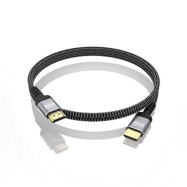 HDMI кабель Soonsoonic 5 метрів 4K 60Hz HDR, Ethernet, для TV, монітора, ноутбука, Xbox, PS4/PS5