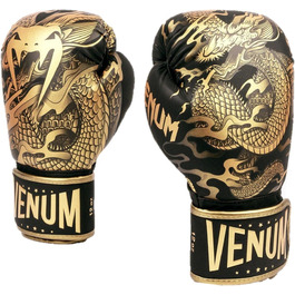 Боксерські рукавички Venum Dragon's Flight, 16 Oz, чорний/бронзовий