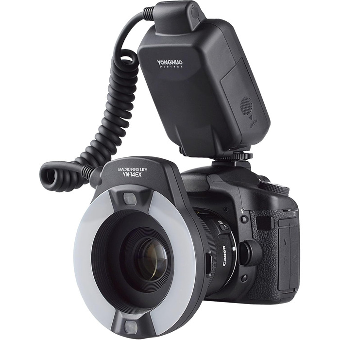 Yongnuo YN-14EX: кільцевий світловий прилад (Ring Blitz) для Canon - макрозйомка