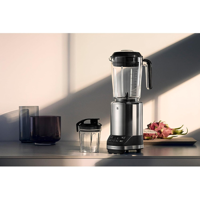 WMF Kult Pro Multifunction Mixer, High-Performance Blender, 30,000 RPM, Smoothie Maker, Stand Mixer, Ice-Crush Function, 4 Mixing Containers including ToGo Lid Single