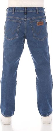 Джинси чоловічі Wrangler Texas Stretch Regular Fit, Authentic Straight, Denim, сині (33W/36L)
