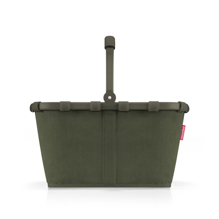Сумка-шопер Reisenthel Carrybag – містка та практична, Cord Dark Matcha, Single
