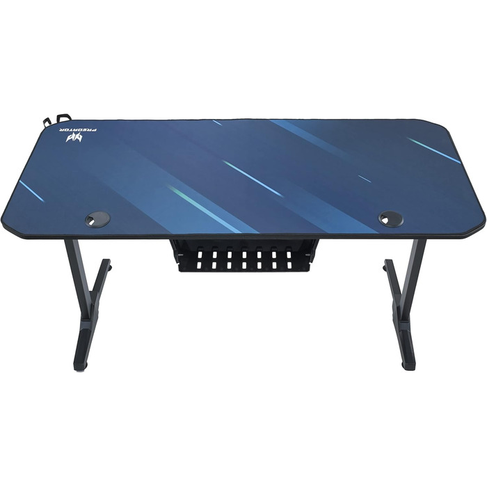 Ігровий стіл Acer Predator 140x60 см з килимком, підставкою для геймпадів, кабель-менеджментом, тримачем для навушників і напоїв