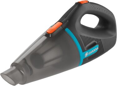Gardena Outdoor Hand Vacuum EasyClean Li: Battery-powered vacuum for wet and dry particles, integrated lithium-ion battery, high suction power (9339-20)