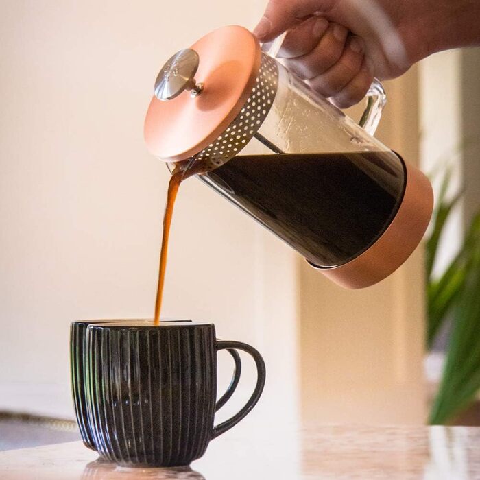 Френч-прес Barista & Co Core 1 л, скло та нержавіюча сталь, бірюзовий