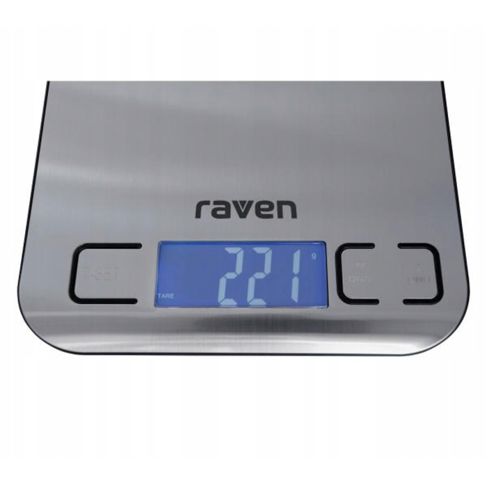 Кухонний ваги Raven EWK001NX, сріблястий/сірий, 5 кг