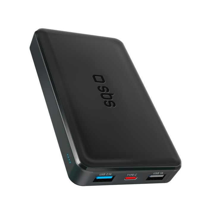 Power Bank SBS Slim 20000 mAh 100W з LCD-дисплеєм: зарядка для Apple, Samsung, MacBook, iPad, планшетів та ноутбуків