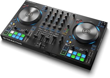 DJ контролер Native Instruments Traktor Kontrol S3 4-канальний з 16 педами та інтегрованою звуковою картою, Traktor Pro 4