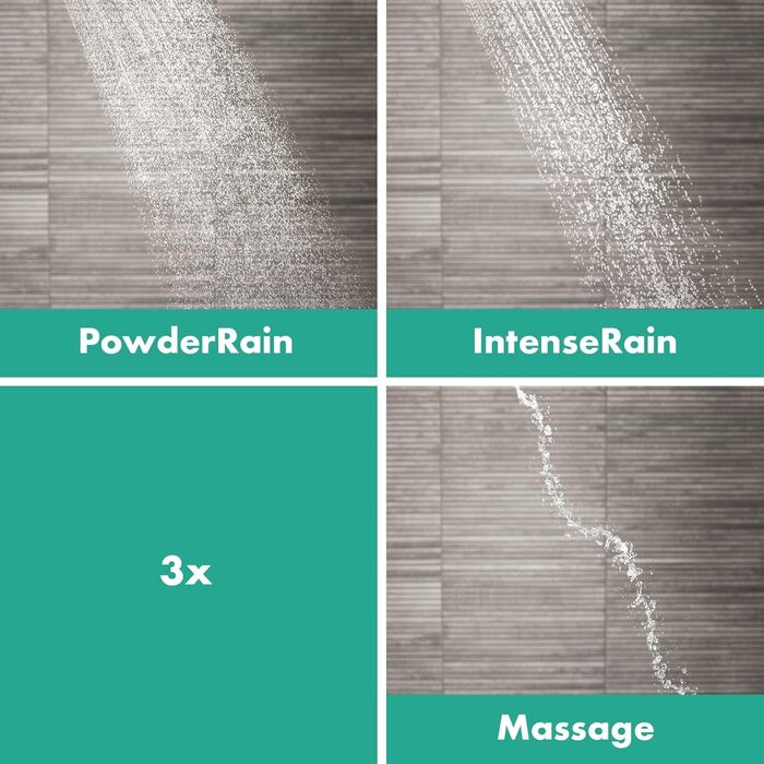 Hansgrohe Pulsify Select S Shower Set, water-saving showerhead with hose and holder, adjustable, hand shower with 3 spray patterns (Relaxation), Mattweiß (Matte White)