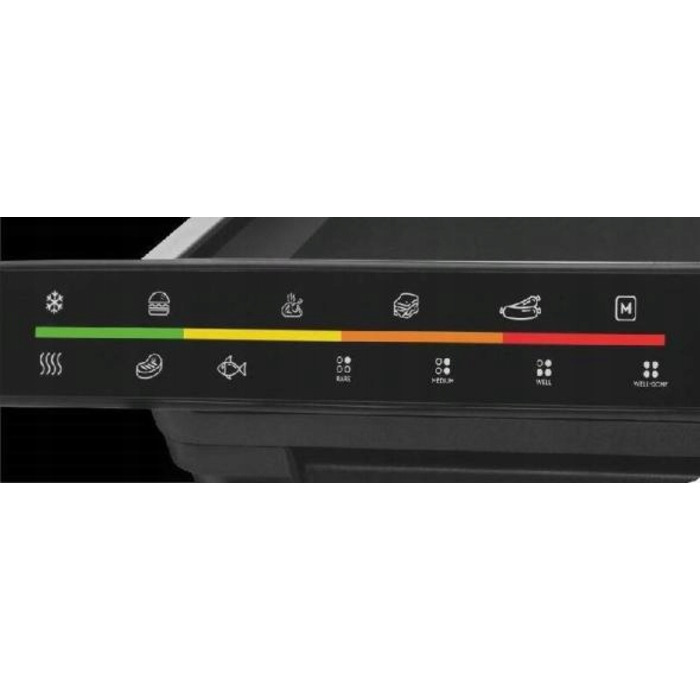 Електричний контактний гриль Zelmer ZPR2600, чорний, 2000 Вт