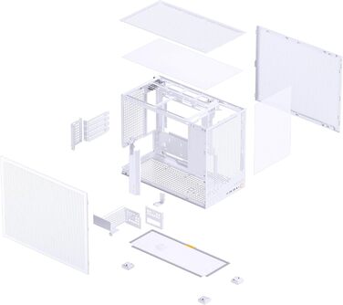 Корпус для ПК Jonsbo D32 PRO White – компактний mATX з підтримкою back-connect, фільтрами пилу та High-End охолодженням