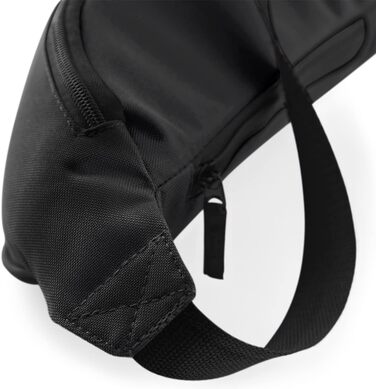 Чоловіча поясна сумка BagBase BG042 чорного кольору, універсального розміру