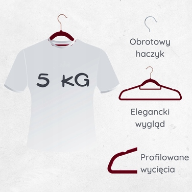 Підвісний вішак з велюру Ogivo, відтінки сірого