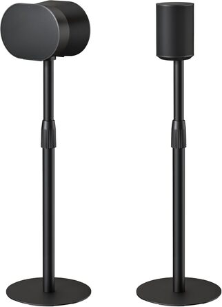 Підлогові стійки для колонок, сумісні з SONOS Era 300 та Era 100, чорні, 2 шт. (до 108 см, 5 кг)