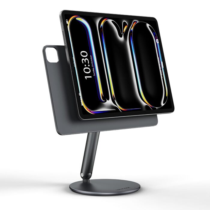 Магнітна підставка LULULOOK для iPad Pro 13'' M4/M5 (2024-2025), iPad Air 13'' M4, iPad Pro 12.9'' — обертова на 360°, складна, алюмінієва