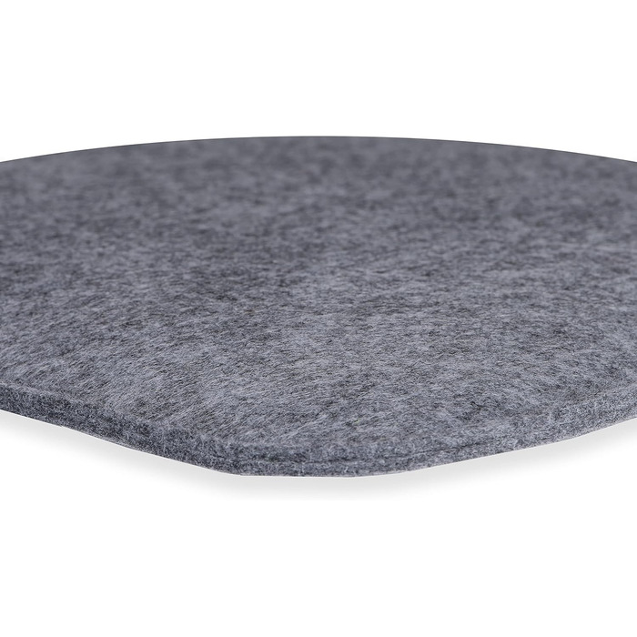 Набір із 4 фетрових подушок для стільців Sunnypillow 35x35 см, квадратні, сірої, для стільців і лавок, для дому та вулиці