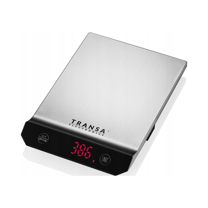Кухонні ваги Transa Electronics InoxScale, сріблястий/сірий, 5 кг