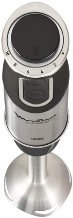 Занурювальний блендер Moulinex Quickchef DD65H810, 1000 Вт, чорний
