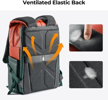 Рюкзак для камери K&F Concept 20L, з відділенням для ноутбука 15.6