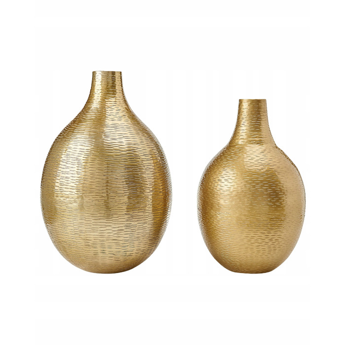 Металева ваза Beliani, 21 x 32 см