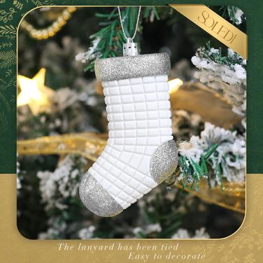 Набір ялинкових прикрас SOLEDI® 128 шт. Преміум якість, пластикові кулі білого кольору з зіркою на верхівку. Міцний та безпечний набір прикрас з петельками. Різнокольорові ялинкові кулі, багаторазовий декор для Різдва.