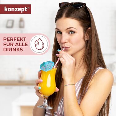 Набір склянок для коктейлів 6 шт. 460 мл - прозорі склянки для айс-кафе, молочних коктейлів та лонгдрінків - ідеально для пива, десертів та коктейлів