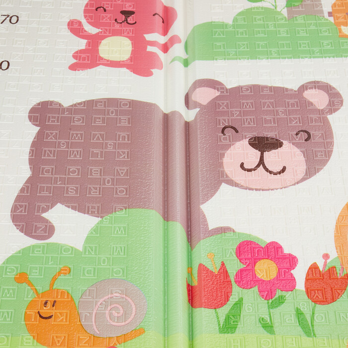 Relaxdays Foldable Play Mat - Animals