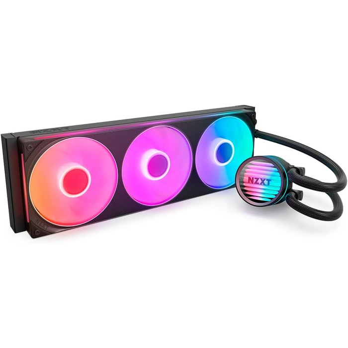 NZXT Kraken Z280 - Рідинний кулер для CPU з LCD-дисплеєм - Чорний - Сумісний з Intel® та AMD®