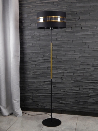 Підлогова лампа Adex E27 60 Вт, чорна, багатоколірна, жовта