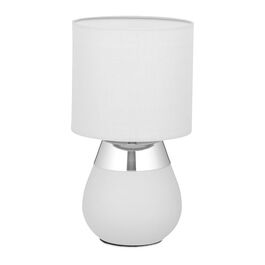 Relaxdays Table Lamp with Fabric Shade