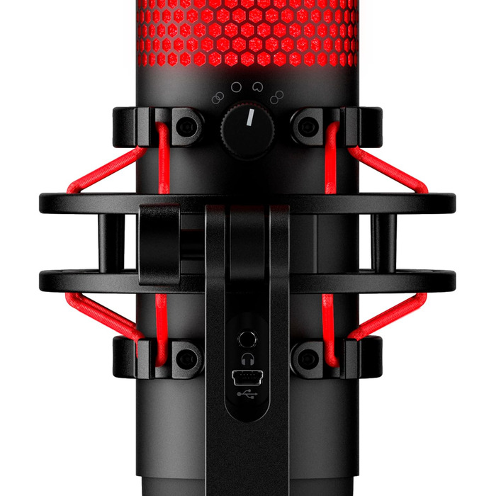 USB мікрофон Quadcast - професійний студійний мікрофон для стрімінгу та подкастів