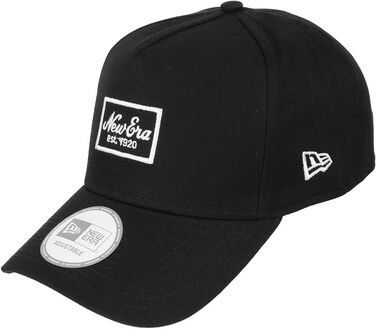 Кепка New Era 9FORTY Script Trucker - Маронова/Біла, Чорний колір, Єдиний розмір