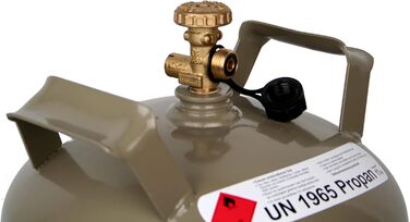 Газовий балон 11 кг, пропановий газ для кемпінгу, гриля, опалення, пальника - порожній