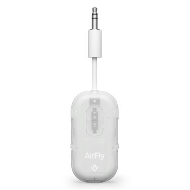 Bluetooth-трансмітер та ресивер Twelve South AirFly Pro 2 для AirPods та навушників, Glacial White