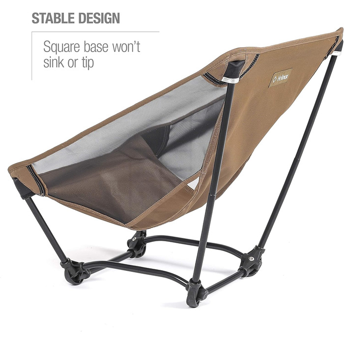 Стілець Helinox Ground Chair: легкий, складний, для кемпінгу та подорожей (Coyote Tan)