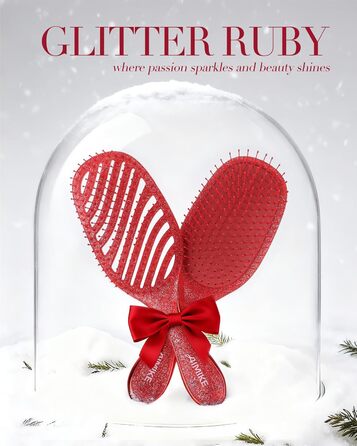 Щітка для волосся AIMIKE без заплутування, розпушувач з м'якими щетинками, безболісна щітка для розплутування складних вузлів, особливо делікатна до тонкого волосся, ідеальна для догляду за шкірою голови та масажу. Подушковий пензлик LuxeSilk (набір подар