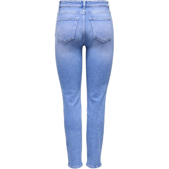 Жіночі джинси прямого крою ONLY ONLEMILY, висока талія, блакитний денім, 33W/32L