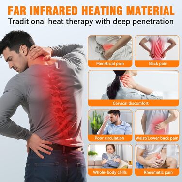 Обогреваемая жилетка для женщин и мужчин, двойной регулятор, 3 температурных режима и 6 зон обогрева, ветро- и водонепроницаемая ткань, оснащена аккумулятором 16000mAh, подходит для походов, катания на лыжах, рыбалки, размер XL