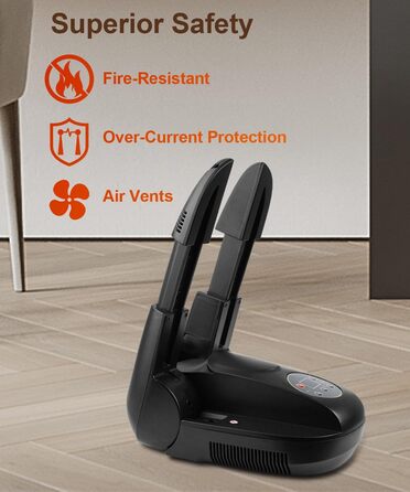 Електричний сушильник для взуття з озоном - сушильник для взуття, черевиків, рукавичок, шапок, лижних черевиків. Швидке сушіння теплом, компактний, розкладний дизайн.