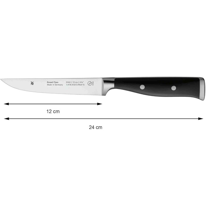 Набір кухонних ножів WMF Grand Class 5 предметів, з бамбуковим блоком, Made in Germany