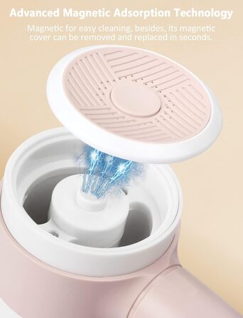 Електричний видалення ворсу LtYioe: портативний, USB, з магнітною адсорбцією, потужний, для різних тканин (рожевий)