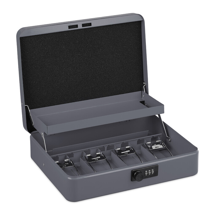 Relaxdays Combination Lock Cash Box - Euro