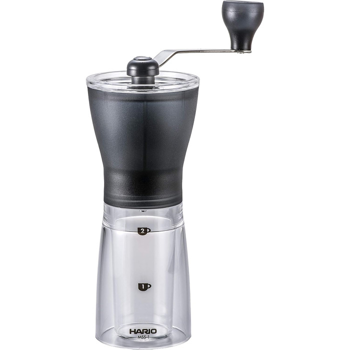 Кавомолка Hario Mini Mill Slim MSS-1B ручна для кави