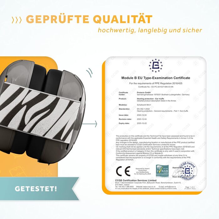 Schallwerk Mini+ (Dusty) - Шумоізоляційні навушники для дітей: захист вух, комфорт, преміум-якість