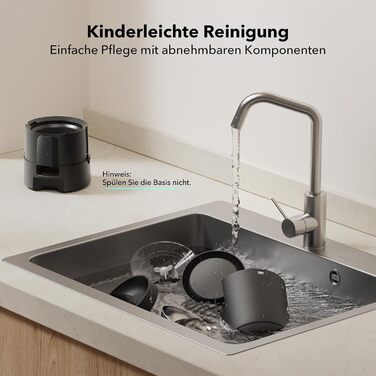 Автомат годування котів PETLIBRO з Wi-Fi, чорний, 2L, з мискою з нержавіючої сталі