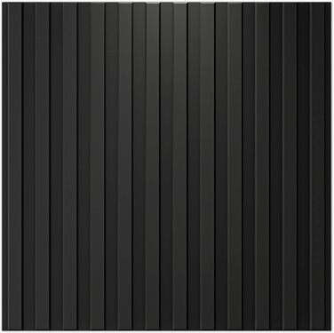 3D Панелі для стін Art3d: чорні, PVC, 12 шт., 50x50 см, 3 м²
