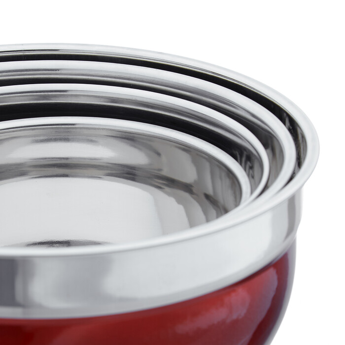 Relaxdays Bowl Set with Lid, 4-Piece